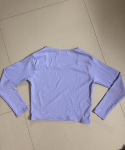 Zara Ribbed Square Neck Top