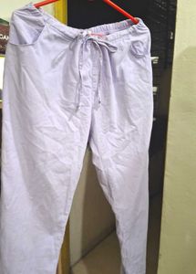 Lilac Color Casual Pant