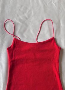 Zara Red Bodycon Mini Dress