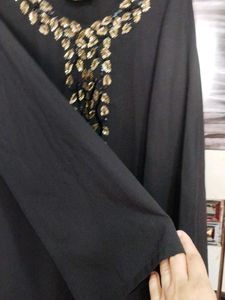Elegant Black Embellished Kurta