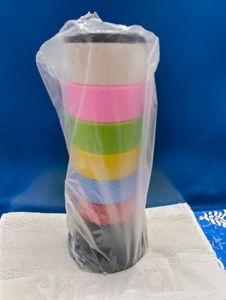 Rainbow Cups: Set Of 6 Melamine Cups
