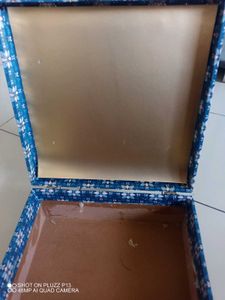 🟩New Blue Colour Cardboard Storage Box