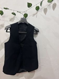 Waist Coat Black Colour Sale