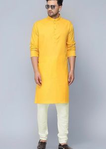 Elegant Yellow Kurta All Sizes Available