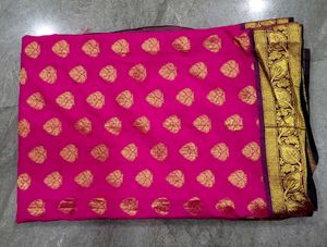 Combo of 2 festive Zari Work Sarees