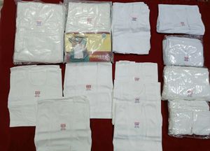Men&#39;s White Vest - 6 Pack