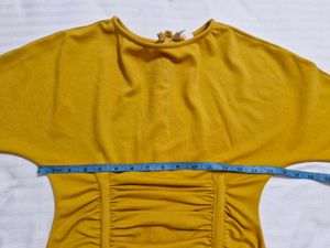 Mustard Long Sleeve Dress