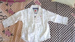 kids branded white shirt