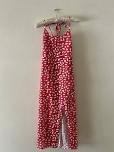 Beautiful Red And White Polka Dots One Peice