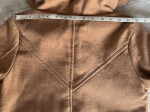 Tan Hooded Zip-Up Jacket