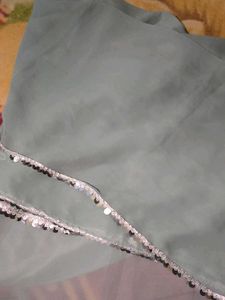 Silver Peplum Dress For Women A