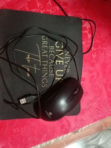 Black USB Computer Mouse