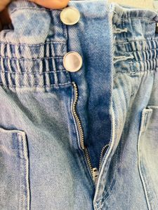 Zara Blue Denim Shorts