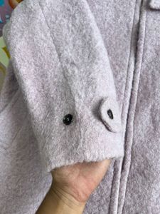 Pastel Purple Wool Coat