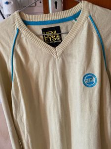 butter yellow sweatshirt