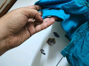 Sea Green Front Open Blouse