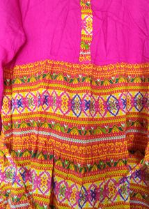 Multicolored Decent Kurta In Cotton