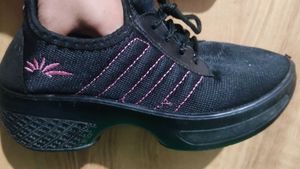 Black Sneakers With Sole Imported From China