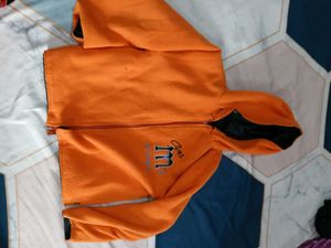 reversible Boys Black &amp; Orange Jacket