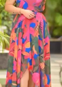 Floral Printed Shoulder Straps