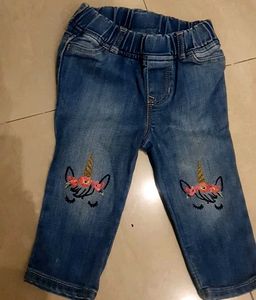 Cute Unicorn Toddler Jeans
