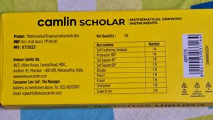 Camlin Scholar Mathematical Drawing Instruments