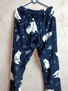 Ladies Fleece Pants Pajama Multicolour