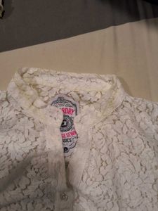 White Net Shirt