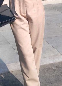 Zara Beige Carrot Pants