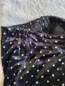 Vintage Polka Dot Midi Skirt