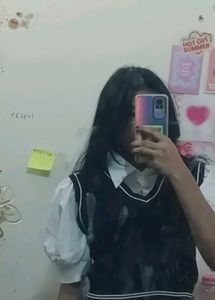 Korean top with white shirt included