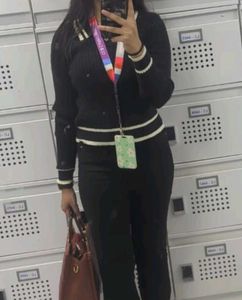 Stylish Black Knit Sweater