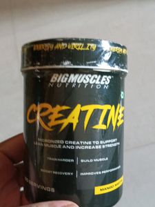 Big muscles creatine monohydrate