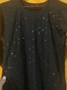 Elegant Black Kurta