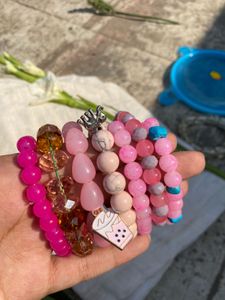 Colorful Beaded Bracelet Stack