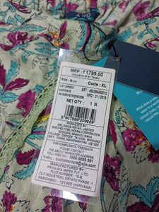 New A Jio  Branded Floral Print Palazzos / Pant