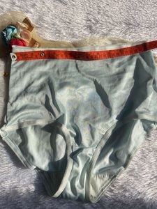 Vintage satin Blue Panties