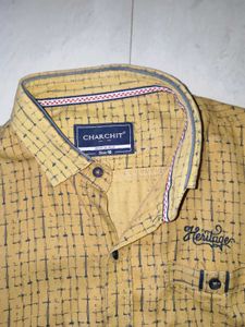Stylish Yellow Casual Shirt – Charchit®