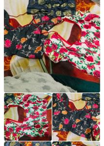 Floral Blouse Set