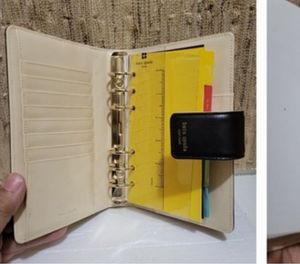 Kate Spade Diary Black Leather Personal Planner