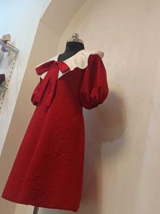 Red Dress with Bow