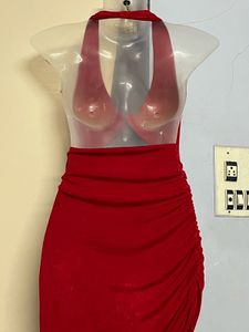 Rare Women Red Sexy Wear Bodycott One Piece