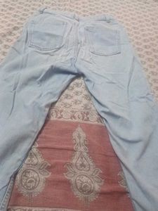 Light Wash Wide Leg Jeans