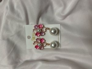 Floral Pearl Earrings