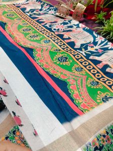 Floral Print Saree
