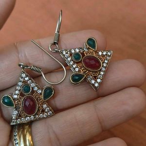 Vintage Stone Earrings