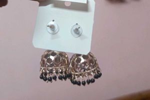 Floral Jhumka Earrings