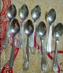 Stainless Steel Spoons - Set of 6