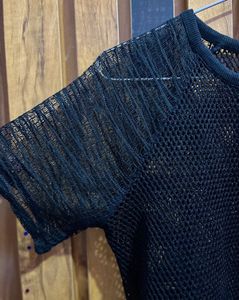 Black Net Top