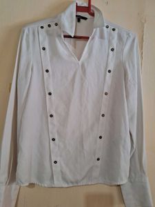 VERO MODA White Bow Shirt